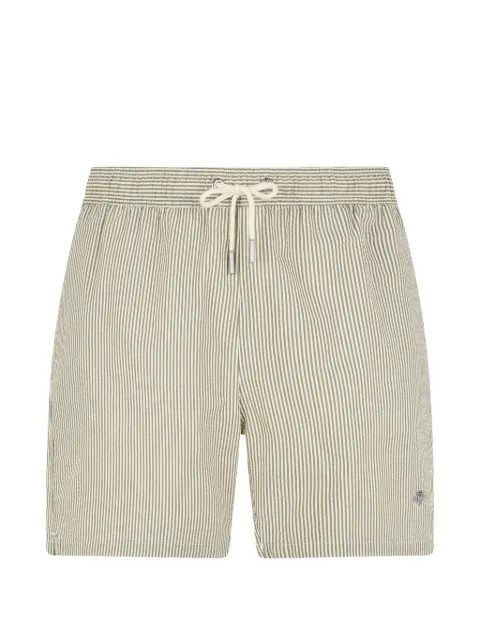 Gant striped seersucker swim shorts