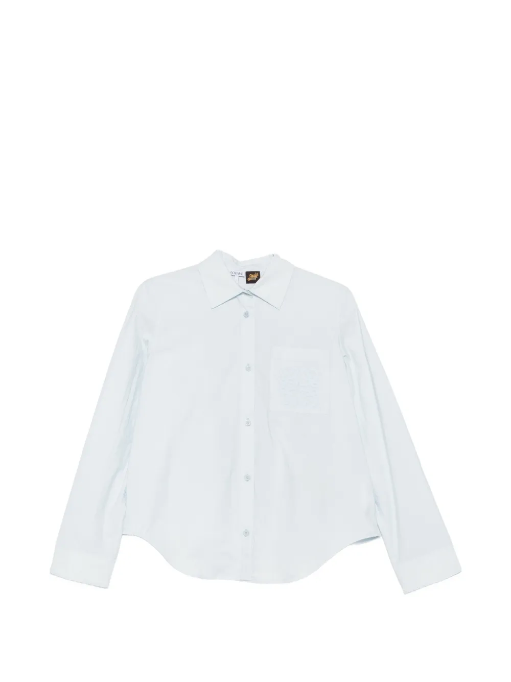 LOEWE x Paula's Ibiza Anagram-embroidered shirt - Blau