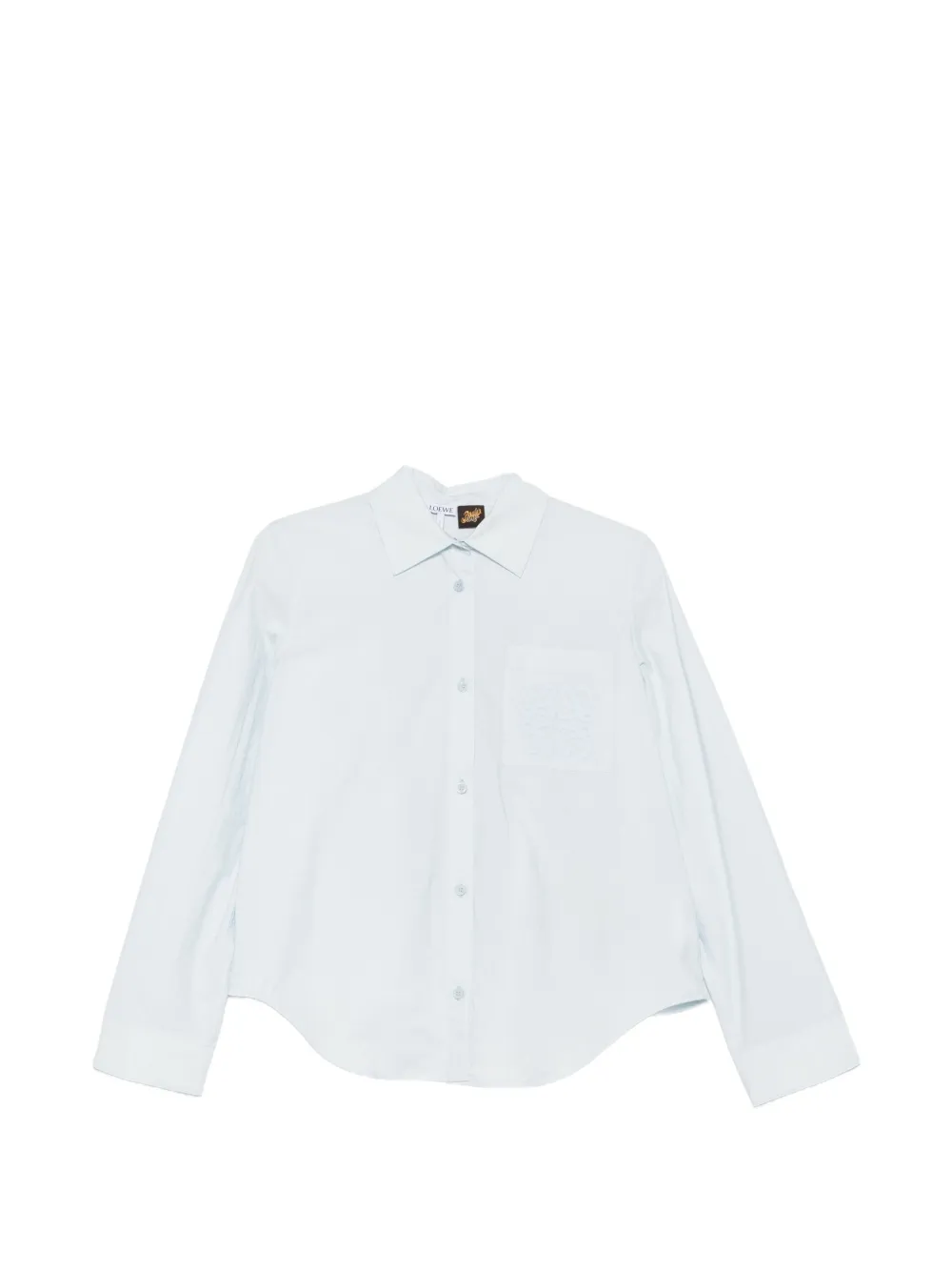 LOEWE x Paula's Ibiza Anagram-embroidered shirt - Blue