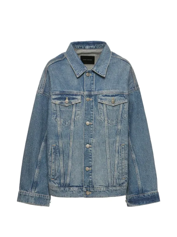 Marc Jacobs ラインストーン デニムジャケット | ブルー | FARFETCH JP