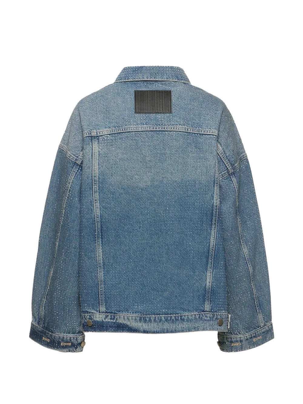 Marc Jacobs Spijkerjack verfraaid met stras Blauw
