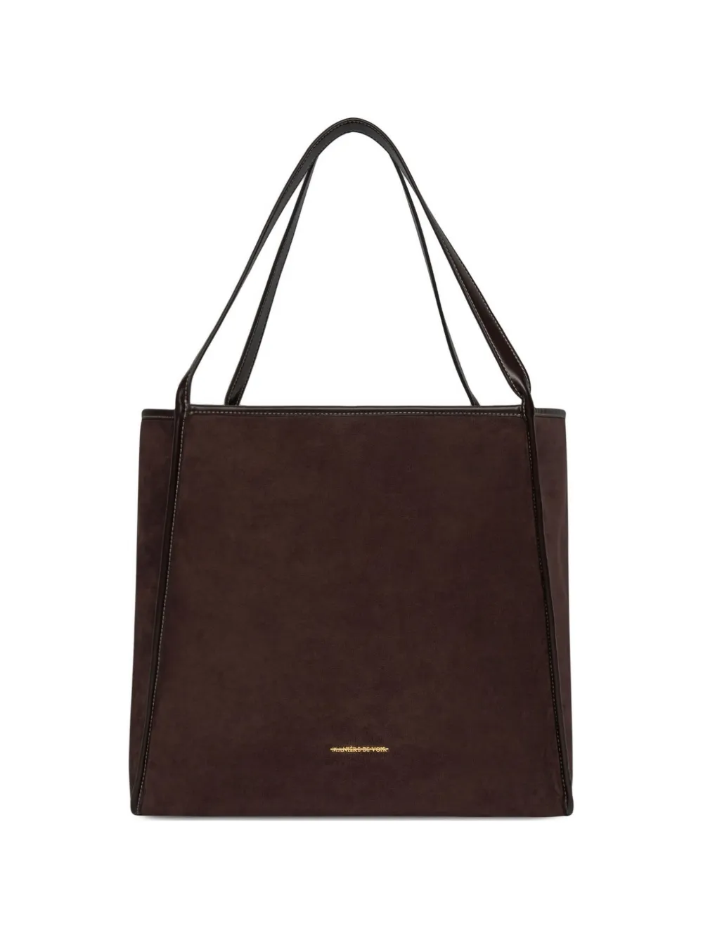Manière De Voir Dakota Reversible Tote Bag In Brown