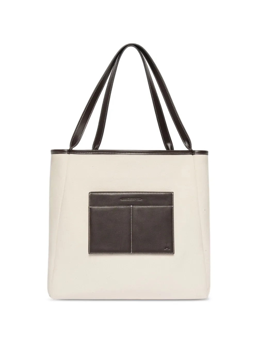 Manière De Voir Dakota reversible tote bag - Marrone