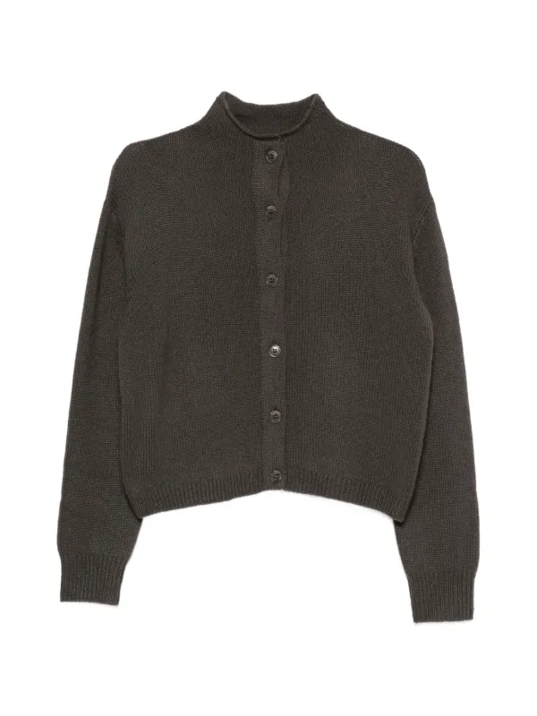 Lisa Yang Zirelle Button-up Cardigan in Brown