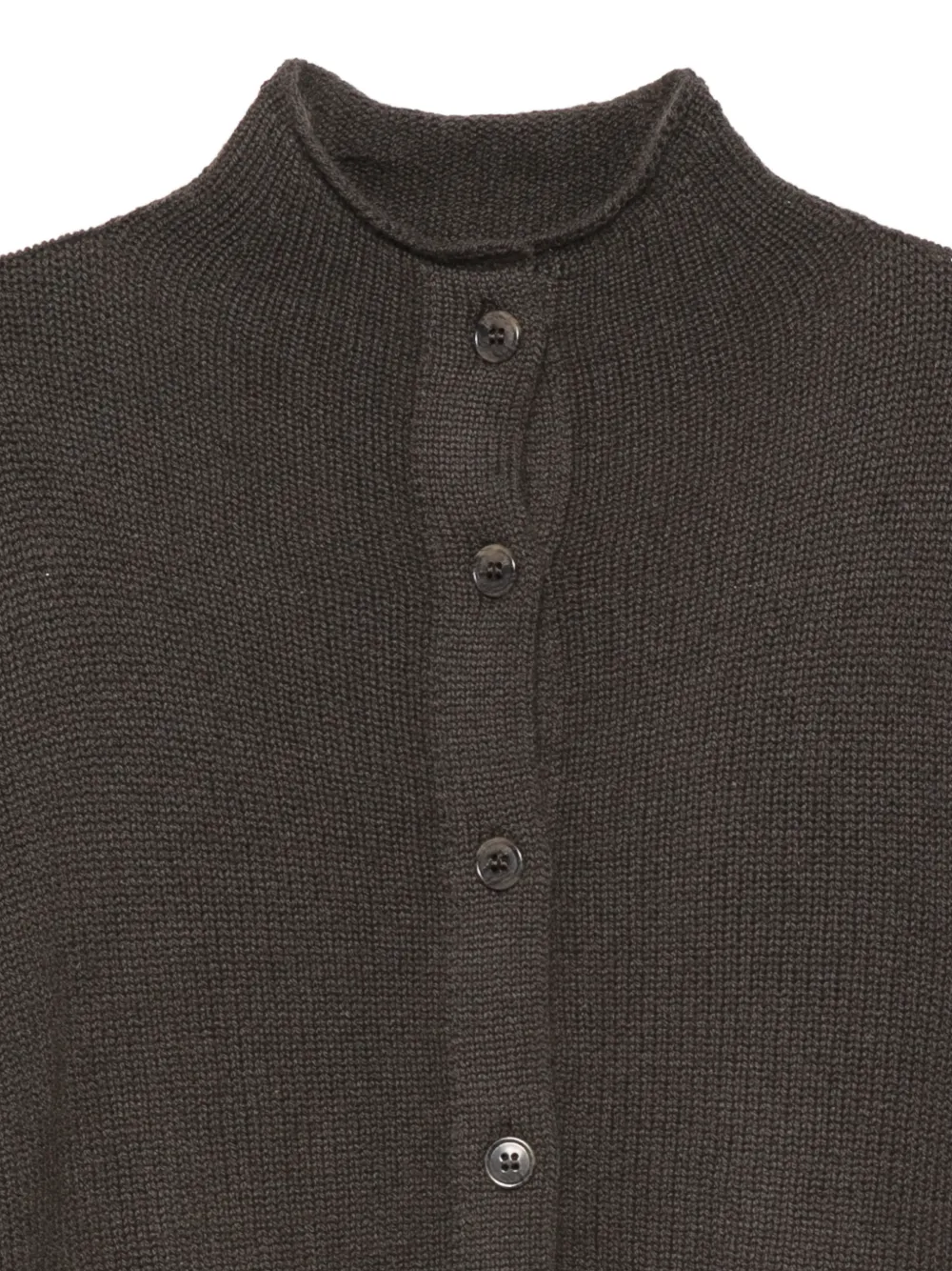 Lisa Yang Zirelle Button-up Cardigan in Brown, view 3