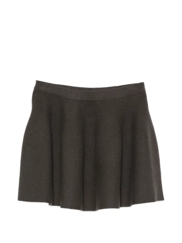 Lisa Yang Wren Mini Skirt in Brown