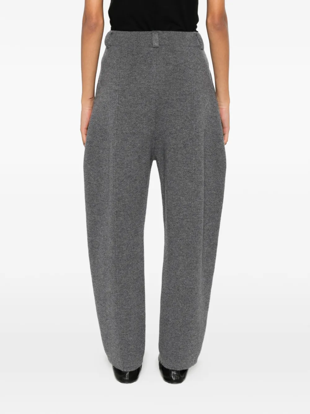 Lisa Yang Wrenda Tapered Trousers in Grey, view 4