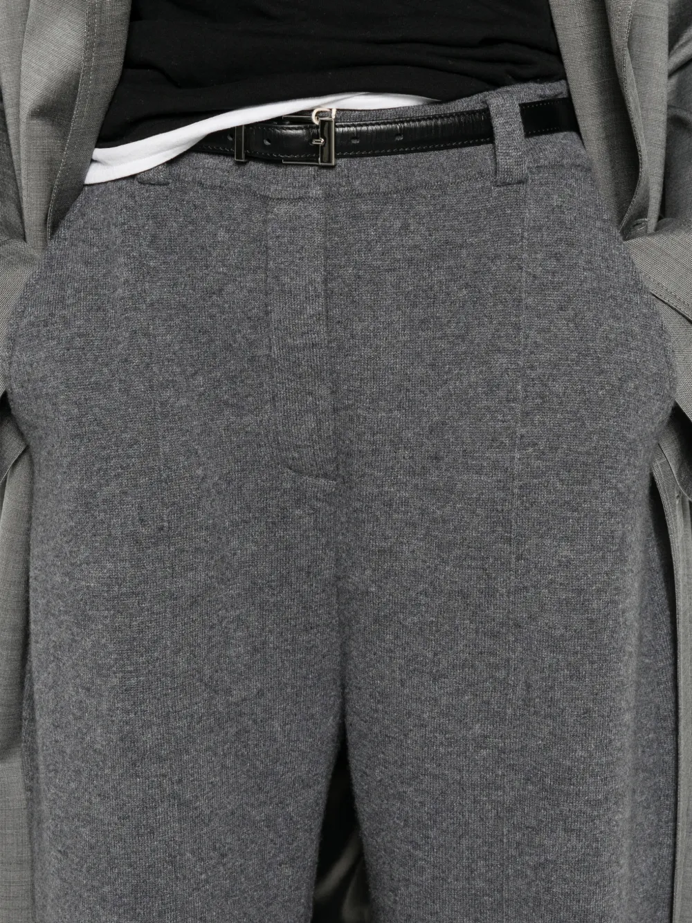 Lisa Yang Wrenda Tapered Trousers in Grey, view 5