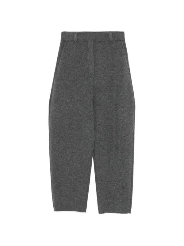 Lisa Yang Wrenda Tapered Trousers in Grey