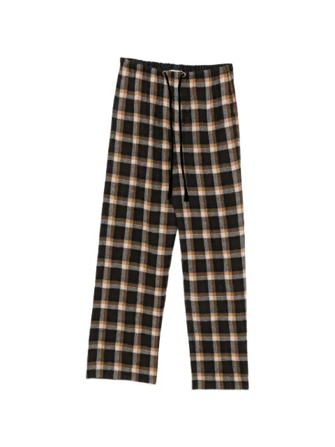 Forte Forte pantalones con motivo de cuadros