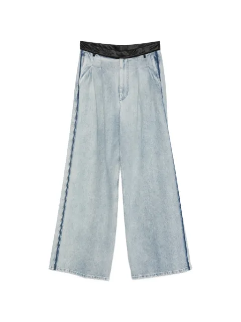 Forte Forte pleated side-stripe jeans