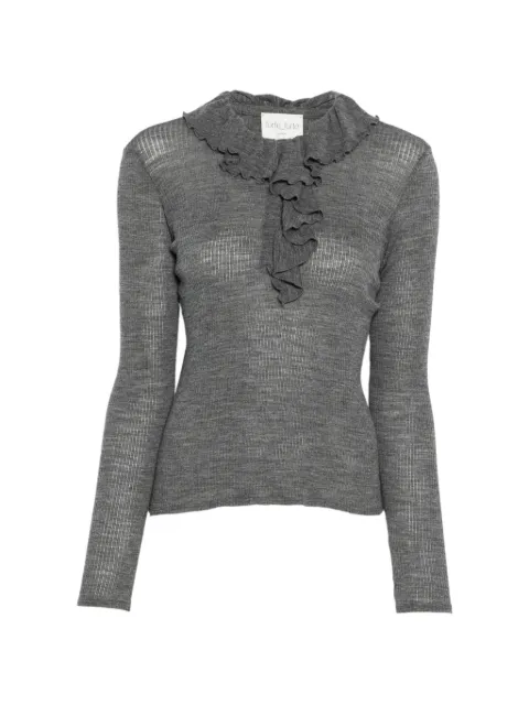 Forte Forte ruffled ribbed T-shirt