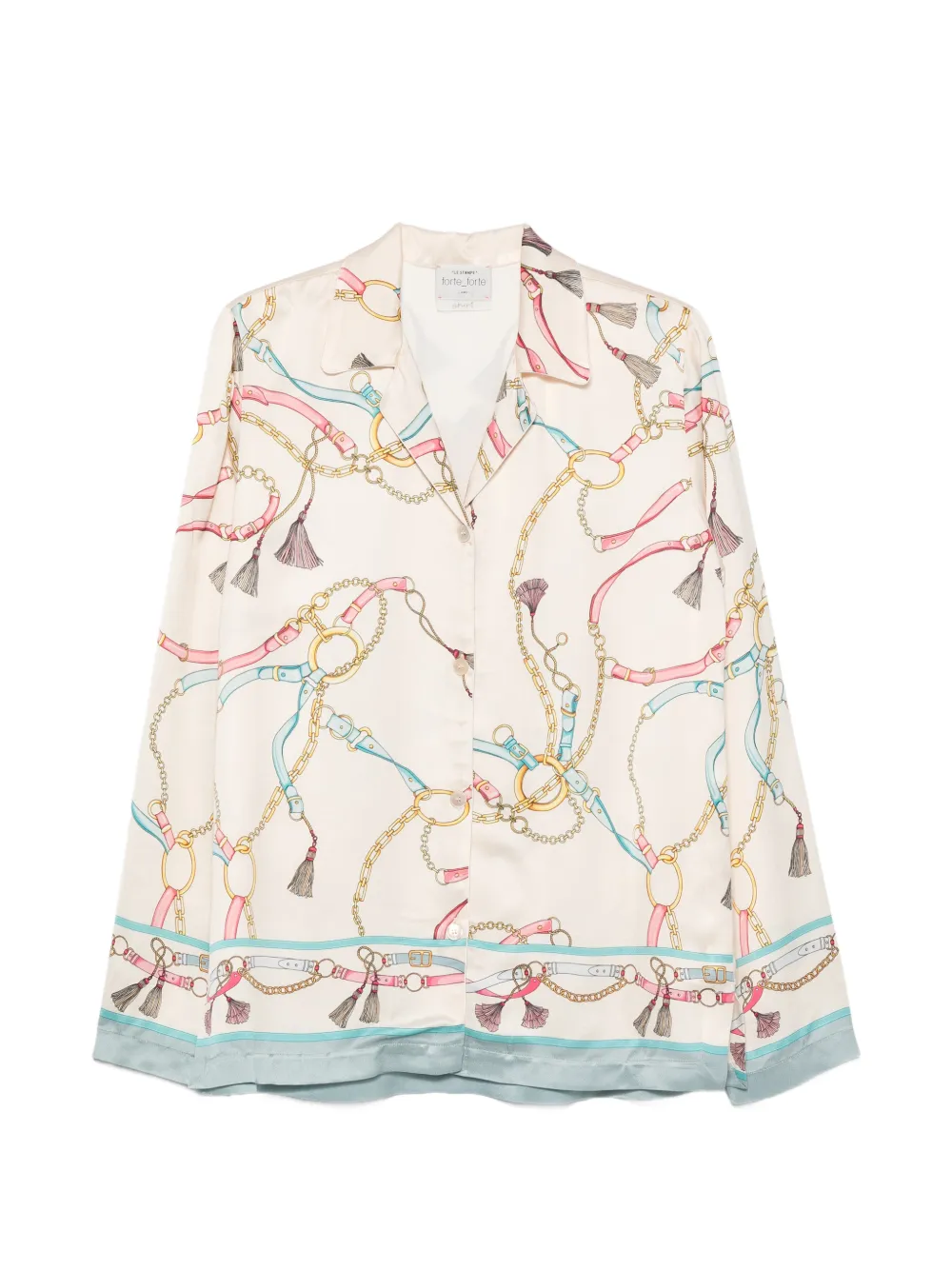 Forte Forte chain-print shirt