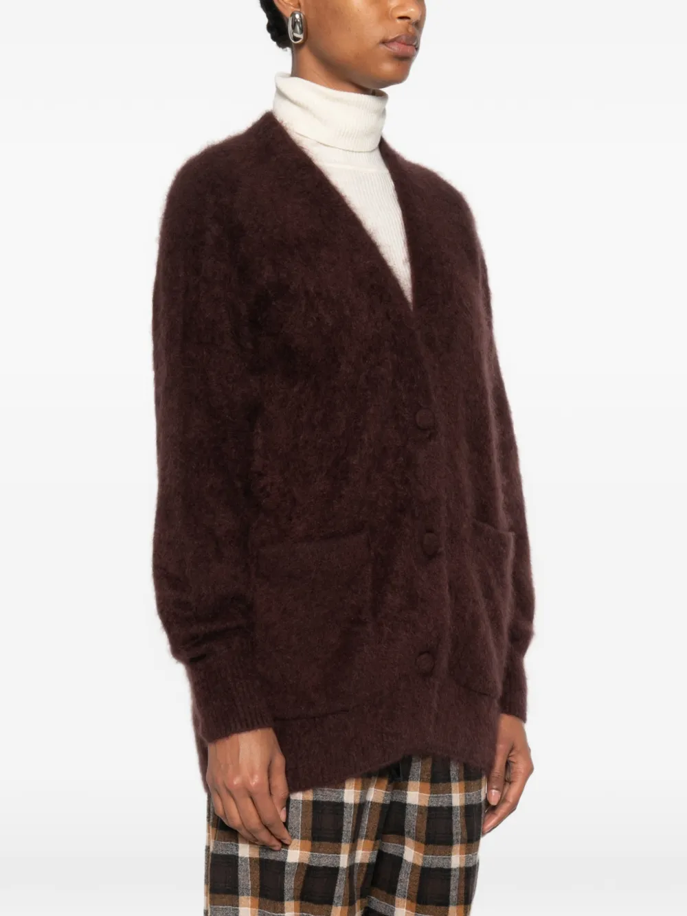 Forte Gebreid vest Bruin