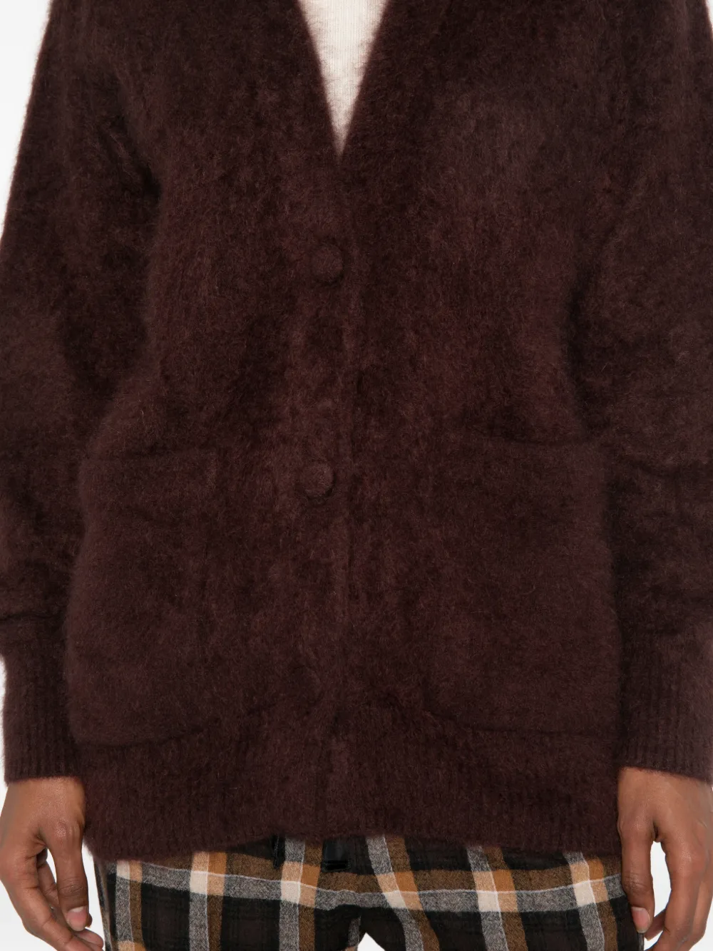 Forte Gebreid vest Bruin