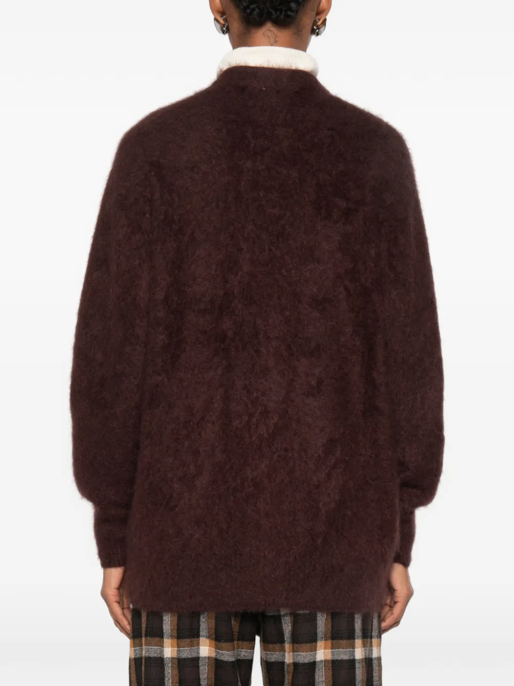 Forte Gebreid vest Bruin