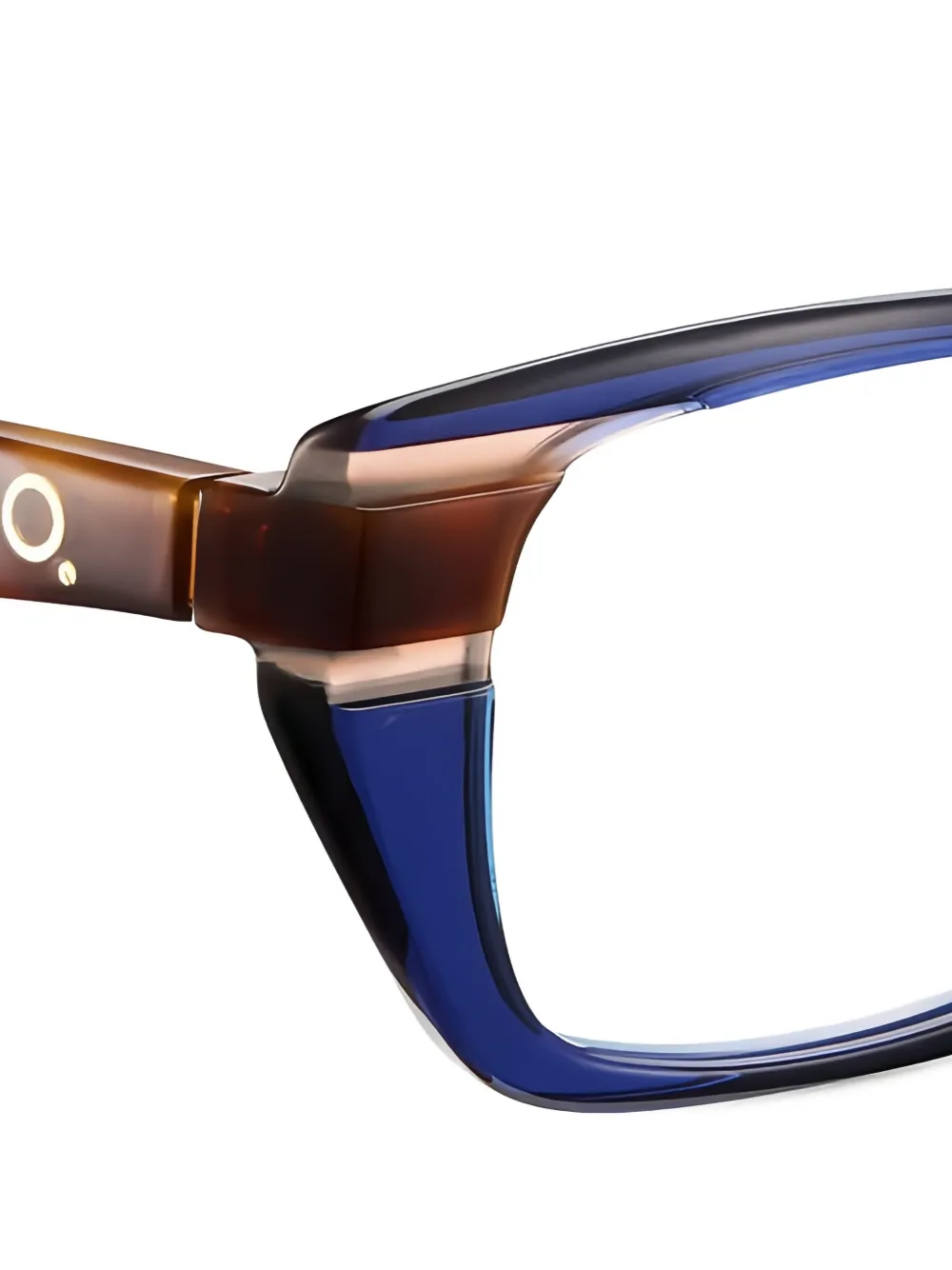Etnia Barcelona Mixura No.4 bril met rechthoekig montuur Blauw