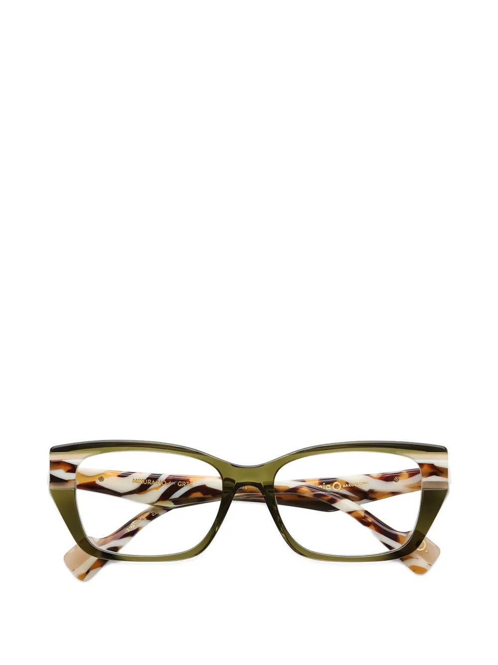 Etnia Barcelona Mixuran04 cat-eye glasses - Verde