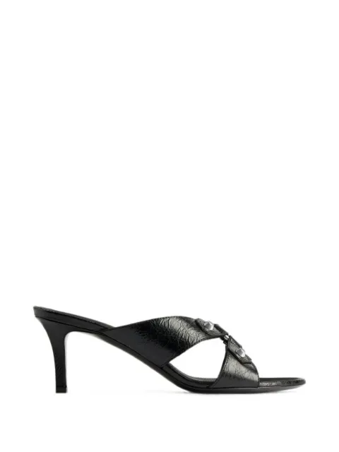 City sandals in black