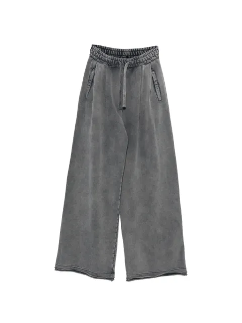 Haikure pants anchos con efecto desgastado