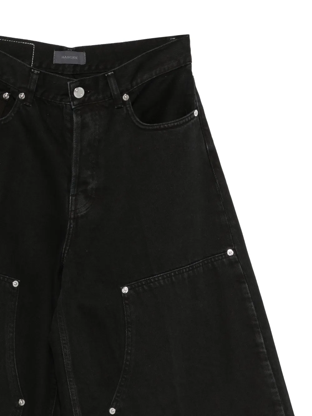 Haikure Jeans verfraaid met studs Zwart