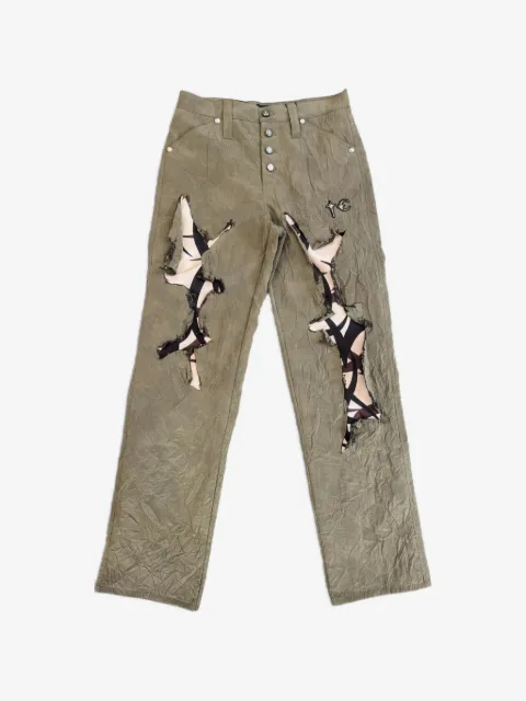 THUG CLUB Burnt Tribal Camo Hose in Distressed-Optik