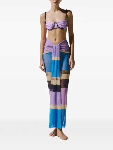 Baobab falda larga Nia con detalle drapeado