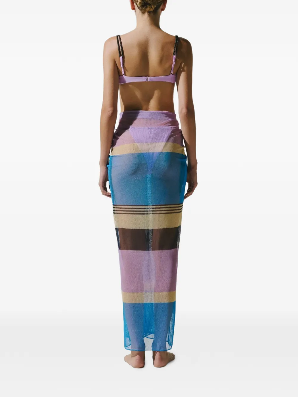 Baobab Nia maxi-rok met gedrapeerd detail Paars
