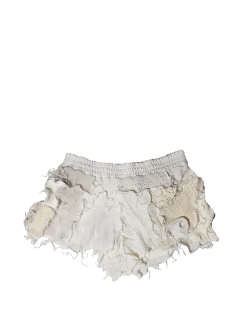 Borbala shorts con efecto envejecido
