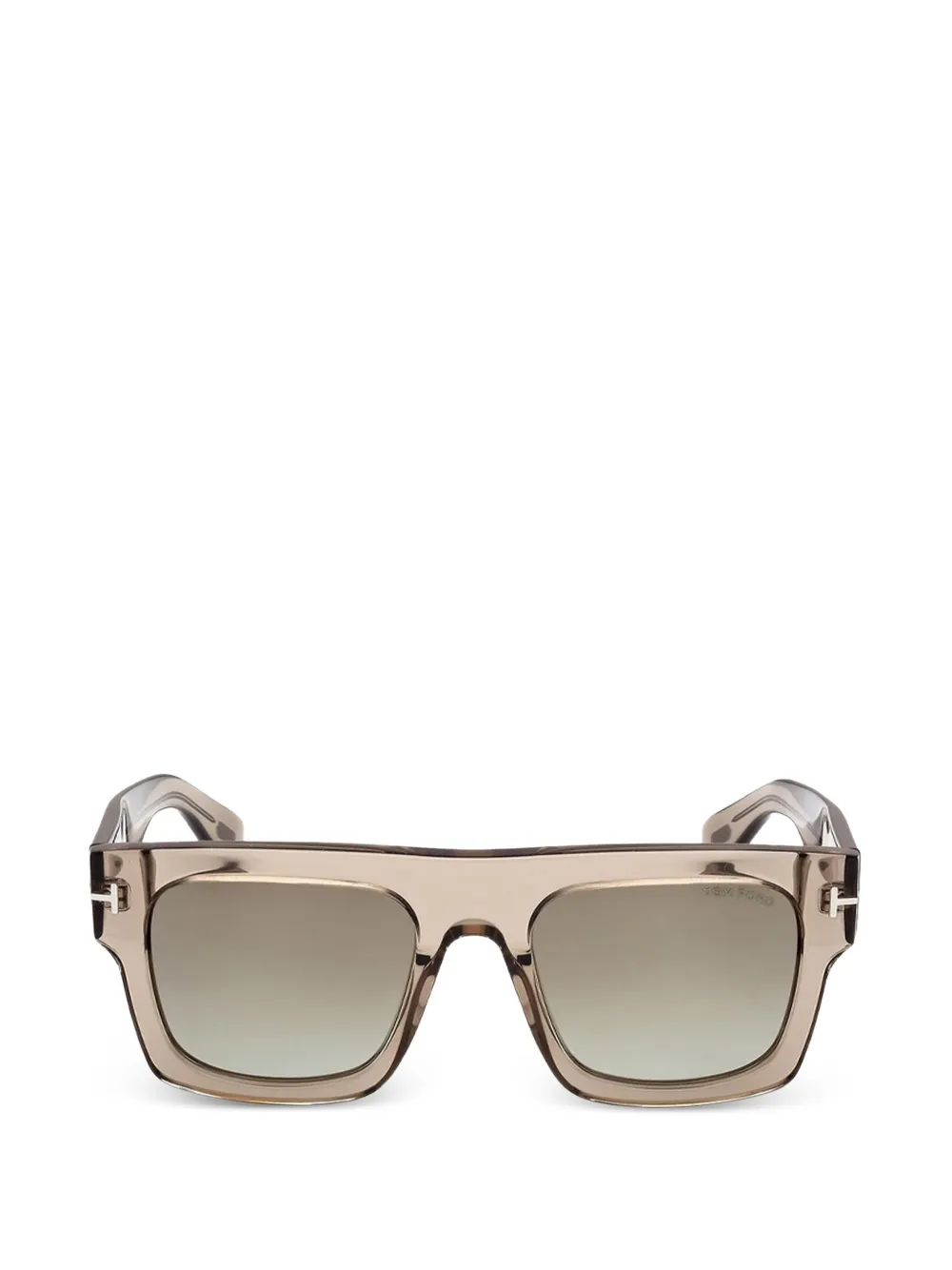 TOM FORD Eyewear 파우스토 스퀘어 프레임 선글라스 | 브라운 | Image 1