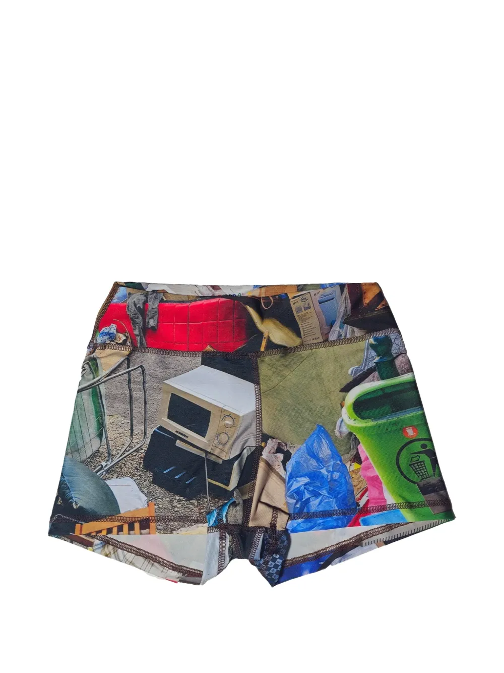 Borbala Shorts Lomtalanitas con stampa grafica - Nero
