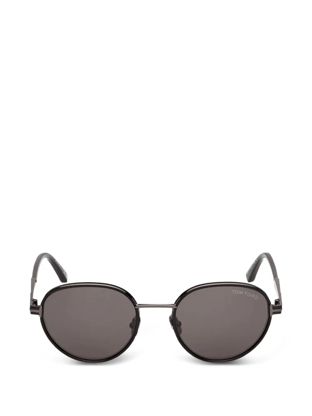 TOM FORD Eyewear Jet Sonnenbrille mit rundem Gestell - Schwarz