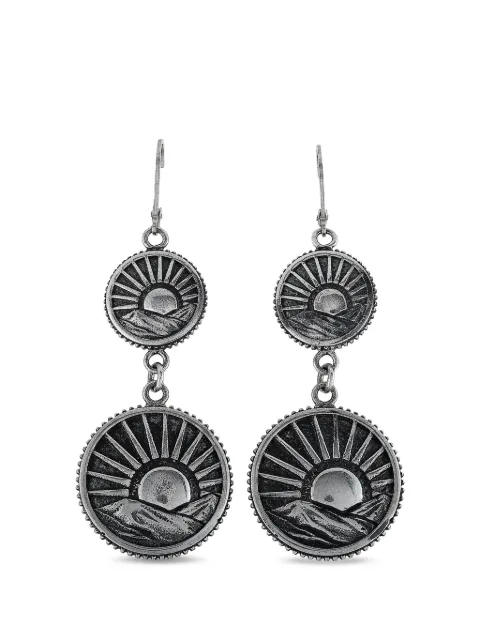 King Baby Sun Concho drop earrings