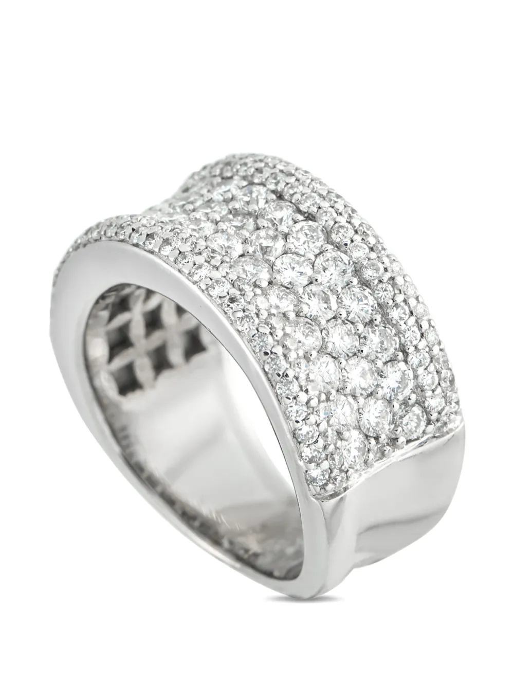 LB Exclusive diamond band ring - Argento