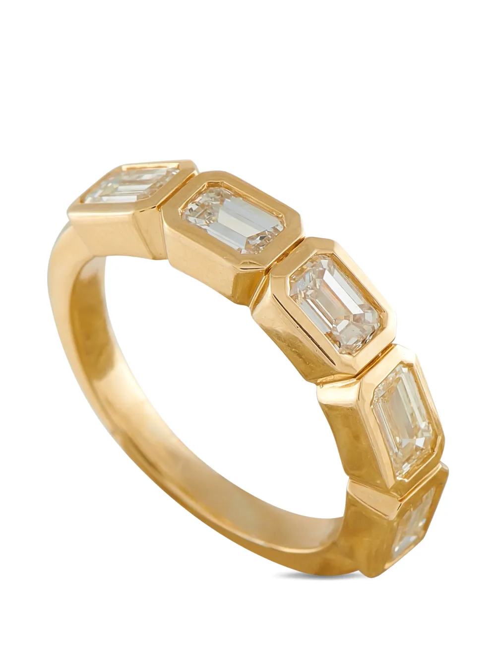 LB Exclusive diamond emerald-cut ring - Oro