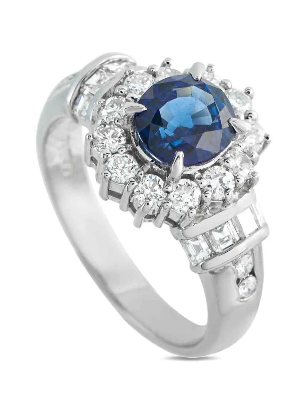 LB Exclusive sapphire and diamond ring - Argento