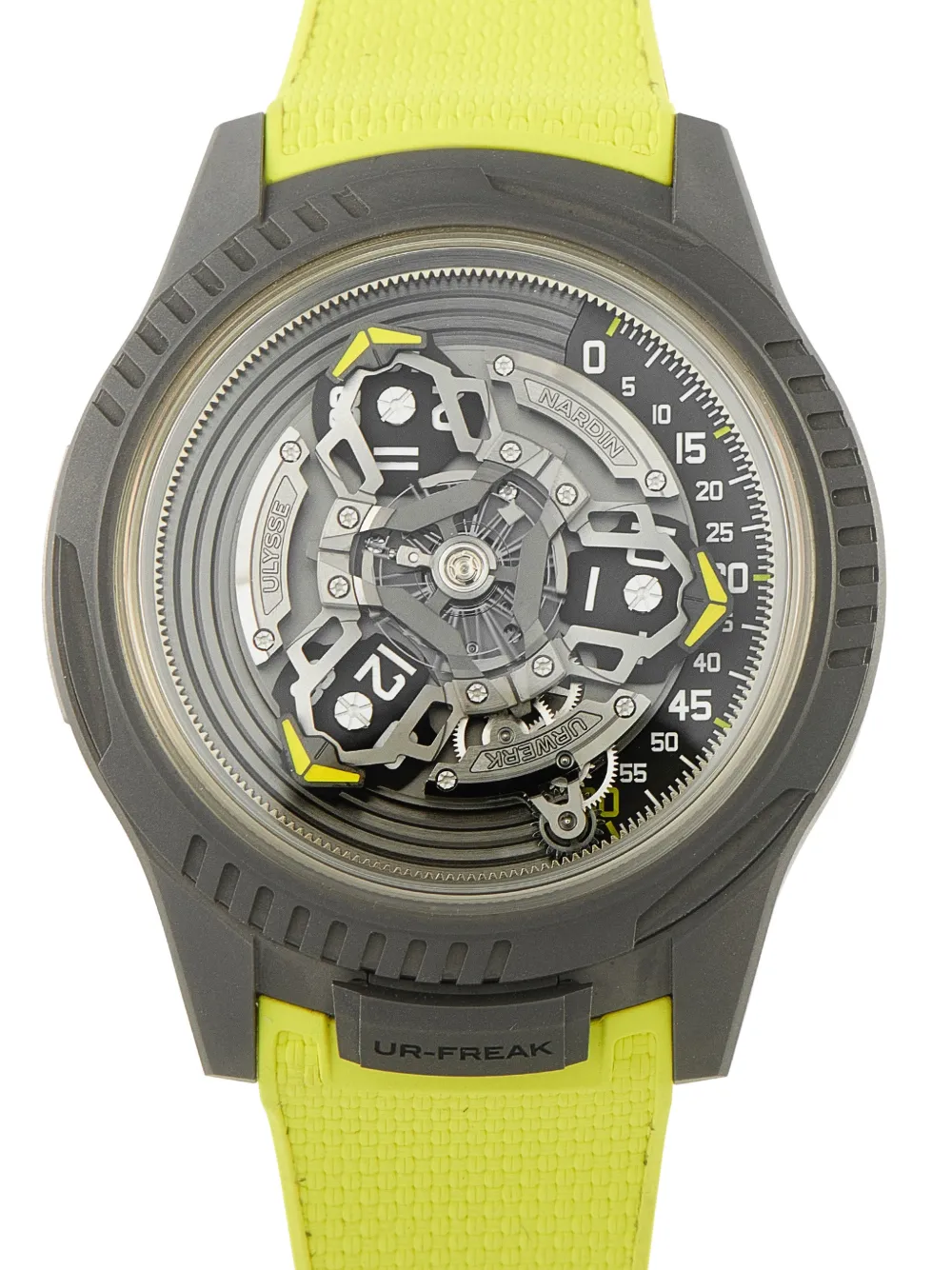 Ulysse Nardin x Urwerk UR-Freak 44mm watch - Argento