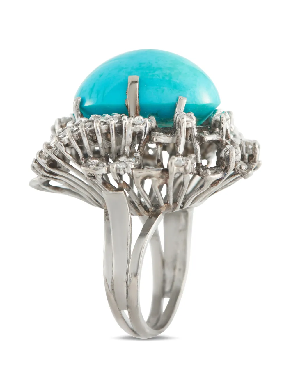 LB Exclusive turquoise and diamond ring - Argento