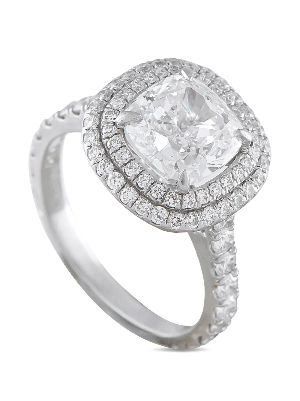 LB Exclusive diamond halo ring - Argento