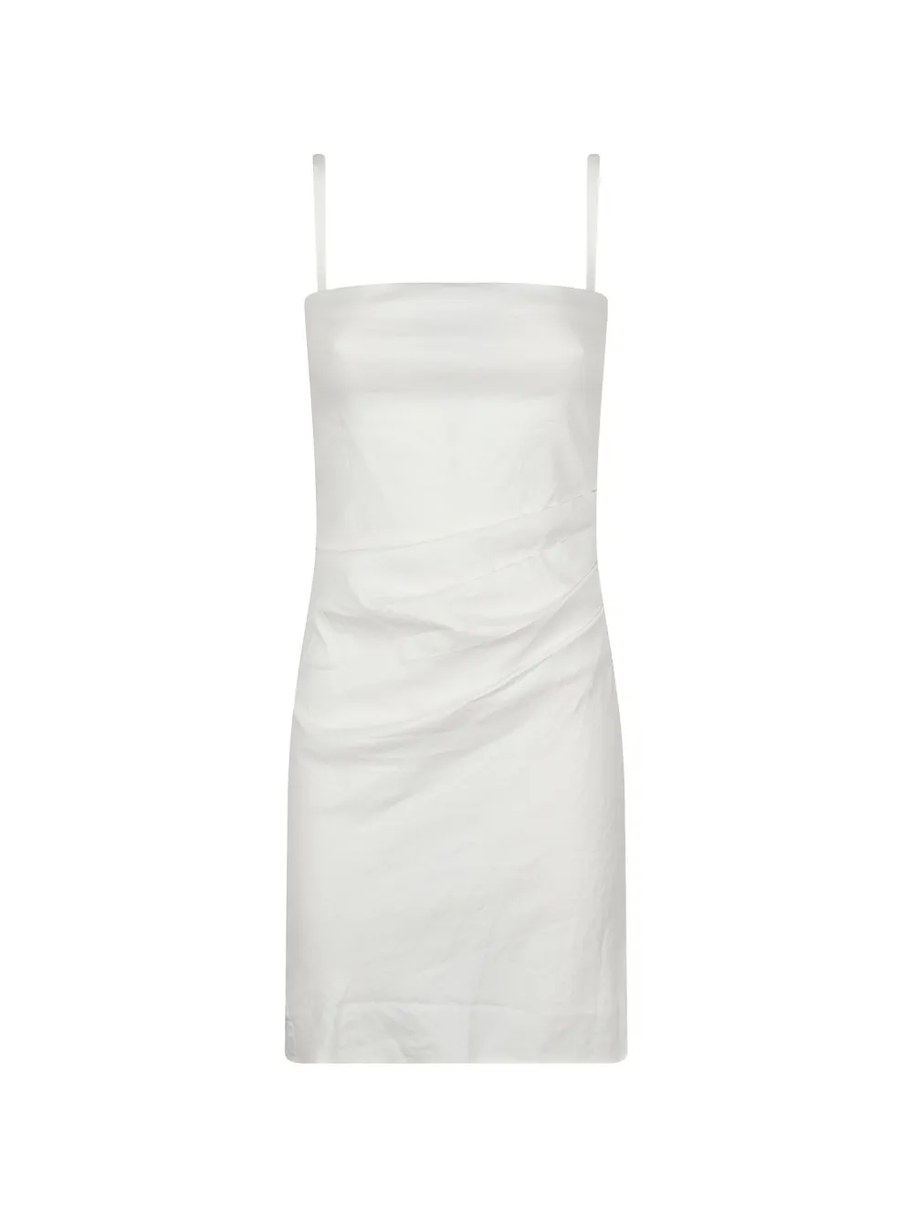 Anemos Ruched Mini Dress In White