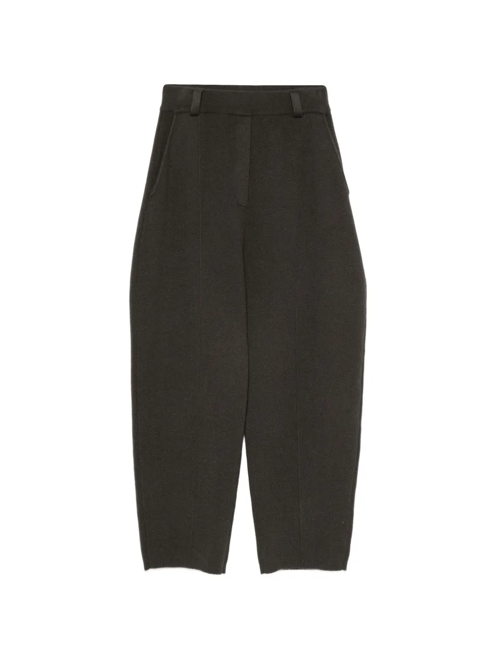 Lisa Yang Straight-Leg-Hose mit Nahtdetail - Grün