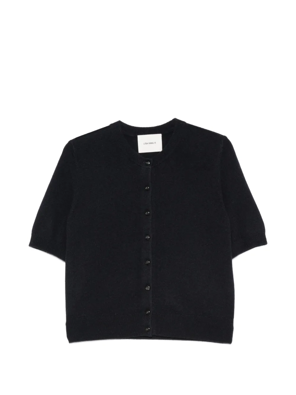 Lisa Yang Kurzärmeliger Marene Cardigan - Blau
