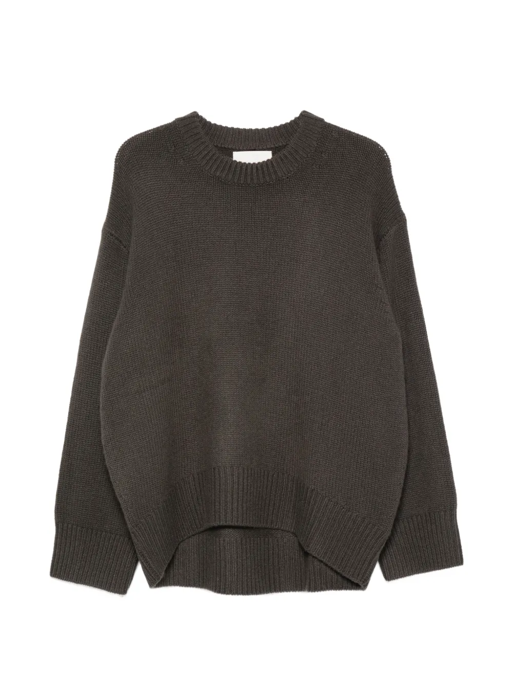 Lisa Yang Noor Pullover mit Rundhalsausschnitt - Braun
