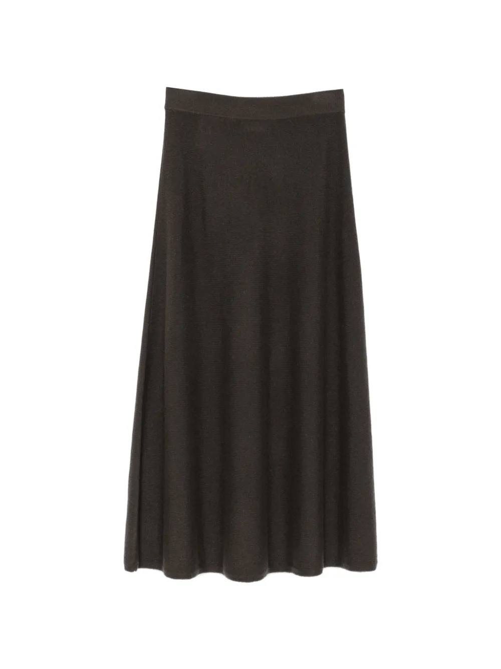 Lisa Yang Torie kasjmier midi-rok Bruin