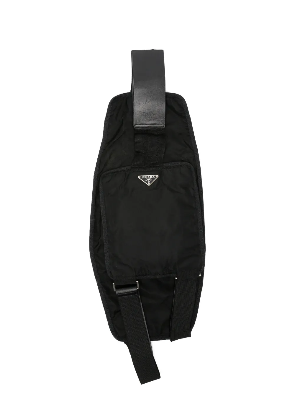 Prada Pre-Owned 2005 logo-plaque belt bag - Nero