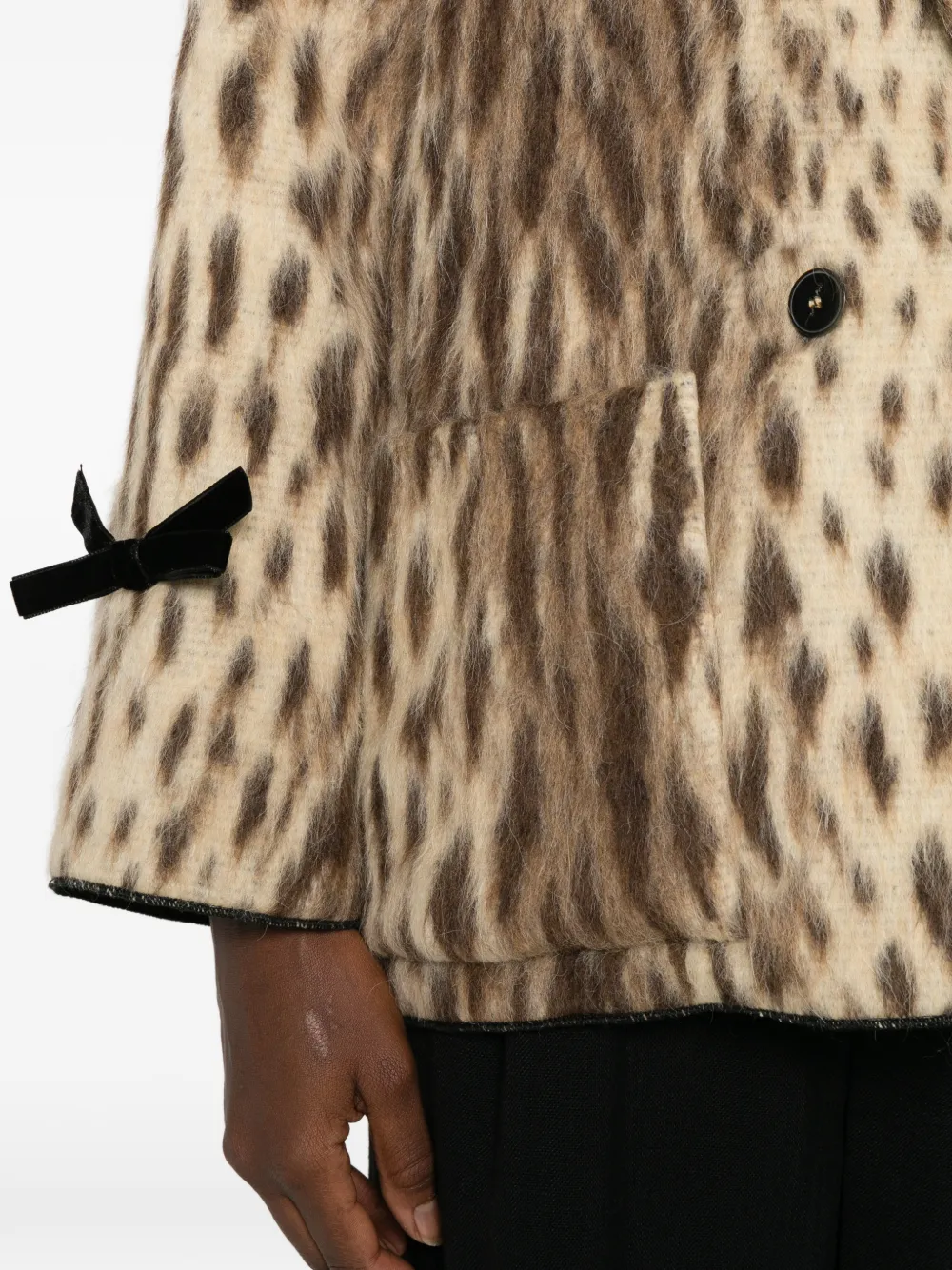 Forte Jas met luipaardprint Beige