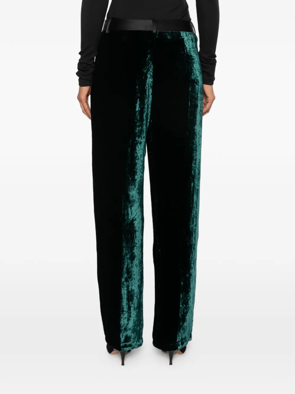 Forte Fluwelen broek Groen