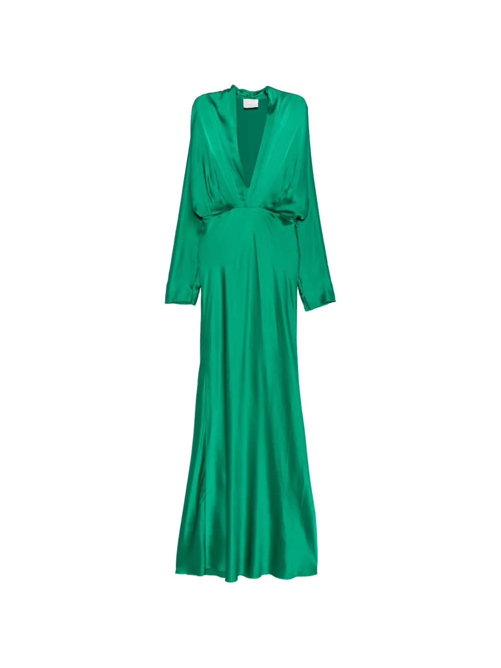 Forte Forte satin-finish pleated dress