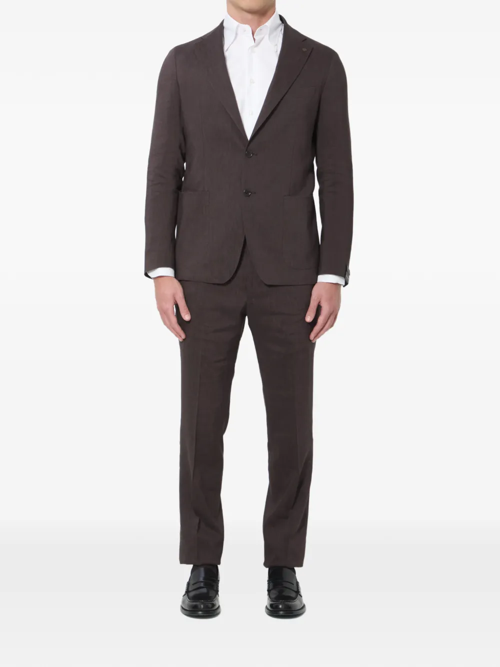 Tagliatore Vesuvio single-breasted suit - Marrone