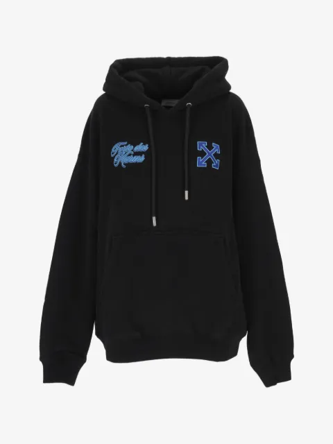 Off-White ロゴ 刺しゅうパーカー
